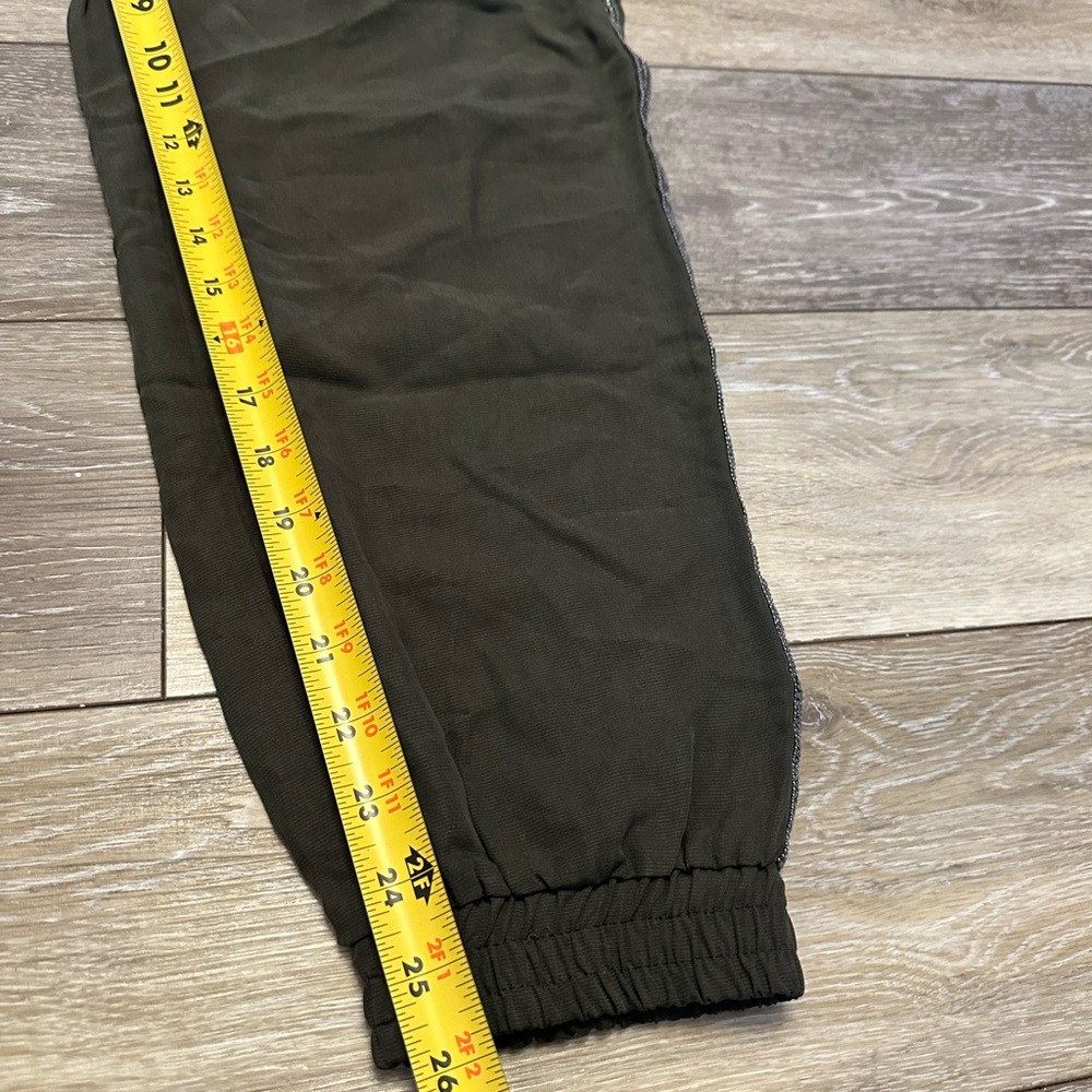 Zara High Rise Rhinestone Side Stripe Pants - Picture 2 of 4